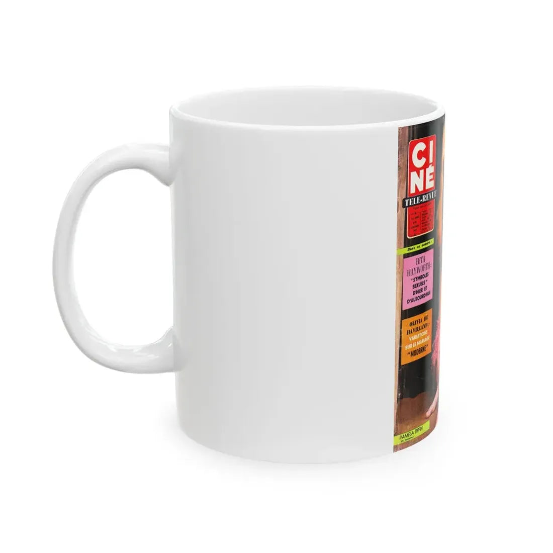 Pamela Tiffin #23 - Mag. Cover (Vintage Female Icon) White Coffee Mug - Go Mug Yourself