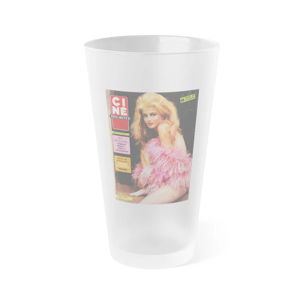 Pamela Tiffin #23 - Mag. Cover (Vintage Female Icon) Frosted Pint Glass 16oz-16oz-Frosted-Go Mug Yourself