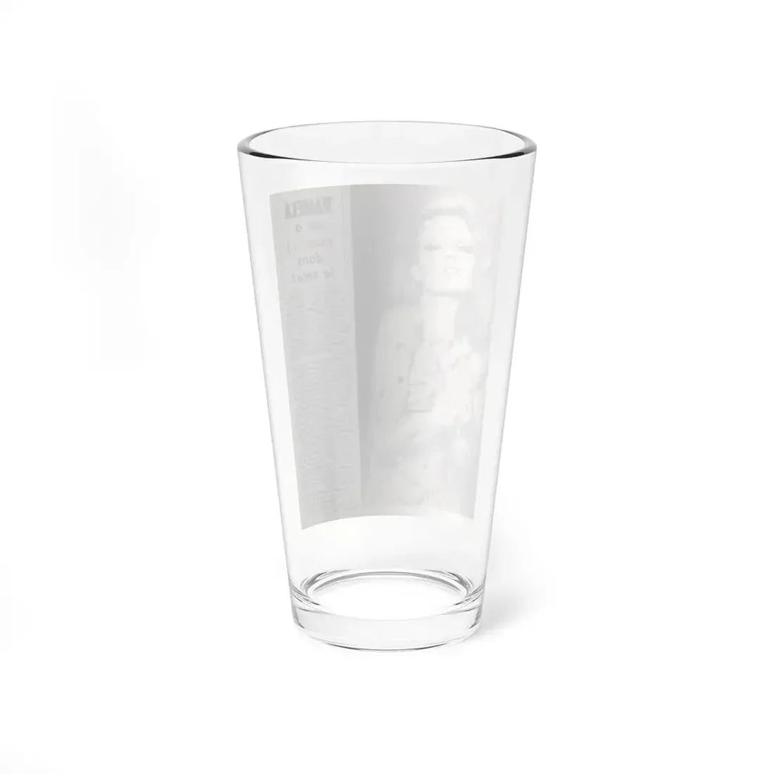 Pamela Tiffin #24 - Mag. Page (Vintage Female Icon) Pint Glass 16oz - Go Mug Yourself