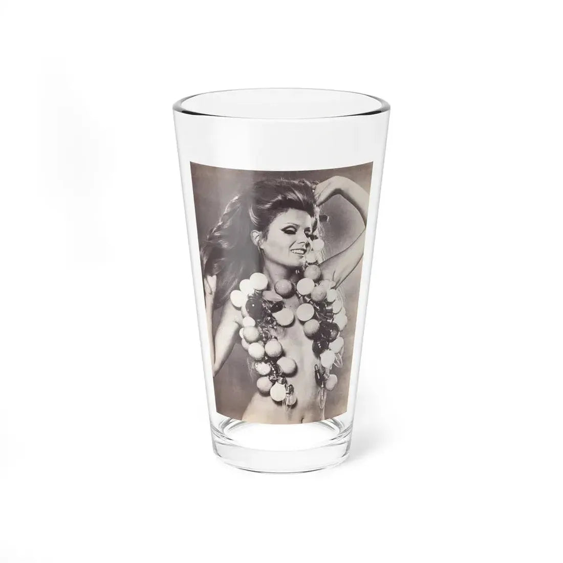 Pamela Tiffin #25 - Mag. Page (Vintage Female Icon) Pint Glass 16oz 16oz - Go Mug Yourself