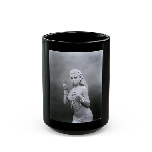 Pamela Tiffin #26 (Vintage Female Icon) Black Coffee Mug 15oz - Go Mug Yourself