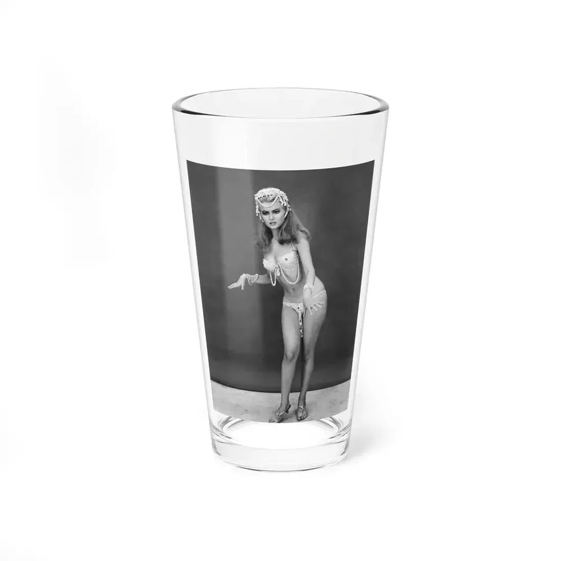 Pamela Tiffin #27 (Vintage Female Icon) Pint Glass 16oz 16oz - Go Mug Yourself
