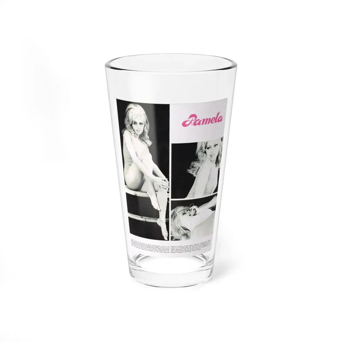 Pamela Tiffin #28 (Vintage Female Icon) Pint Glass 16oz 16oz - Go Mug Yourself