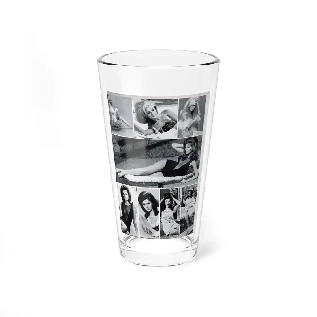 Pamela Tiffin #34 (Vintage Female Icon) Pint Glass 16oz 16oz - Go Mug Yourself
