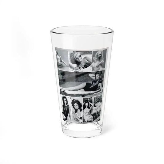 Pamela Tiffin #34 (Vintage Female Icon) Pint Glass 16oz 16oz - Go Mug Yourself