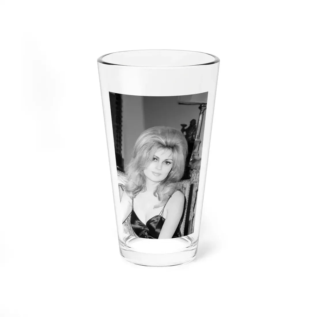 Pamela Tiffin #46 (Vintage Female Icon) Pint Glass 16oz 16oz - Go Mug Yourself