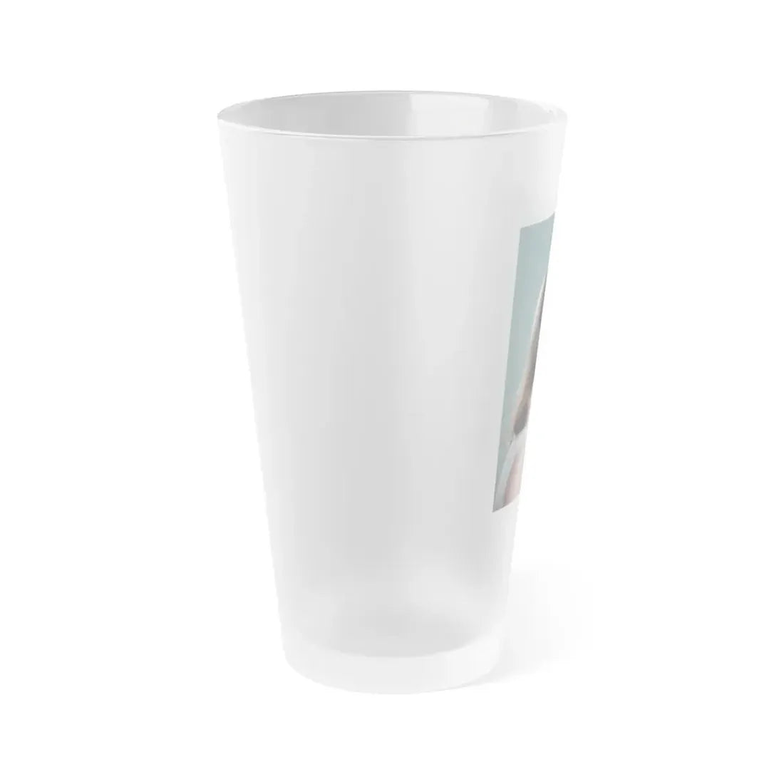 Pamela Tiffin #49 (Vintage Female Icon) Frosted Pint Glass 16oz - Go Mug Yourself
