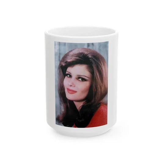 Pamela Tiffin #50 (Vintage Female Icon) White Coffee Mug 15oz - Go Mug Yourself