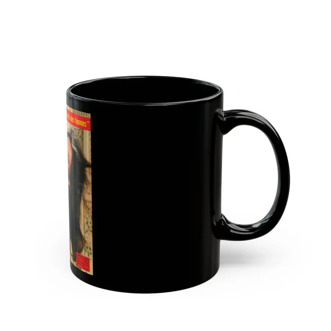 Pamela Tiffin #51 - Mag. Cover (Vintage Female Icon) Black Coffee Mug - Go Mug Yourself