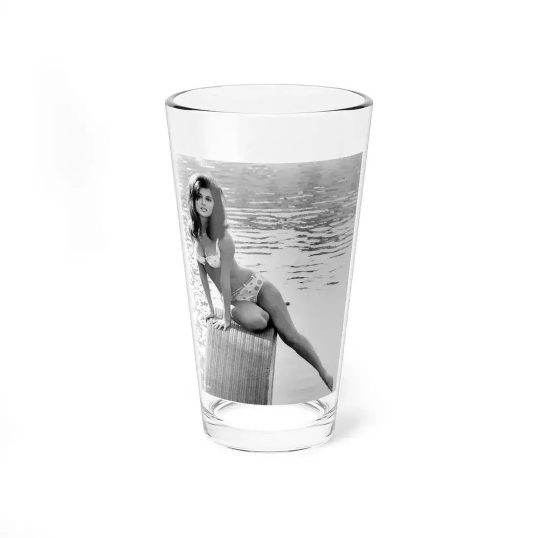 Pamela Tiffin #56 (Vintage Female Icon) Pint Glass 16oz 16oz - Go Mug Yourself