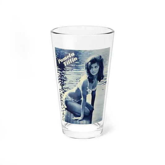 Pamela Tiffin #63 (Vintage Female Icon) Pint Glass 16oz 16oz - Go Mug Yourself