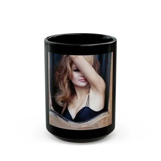 Pamela Tiffin #69 (Vintage Female Icon) Black Coffee Mug 15oz - Go Mug Yourself