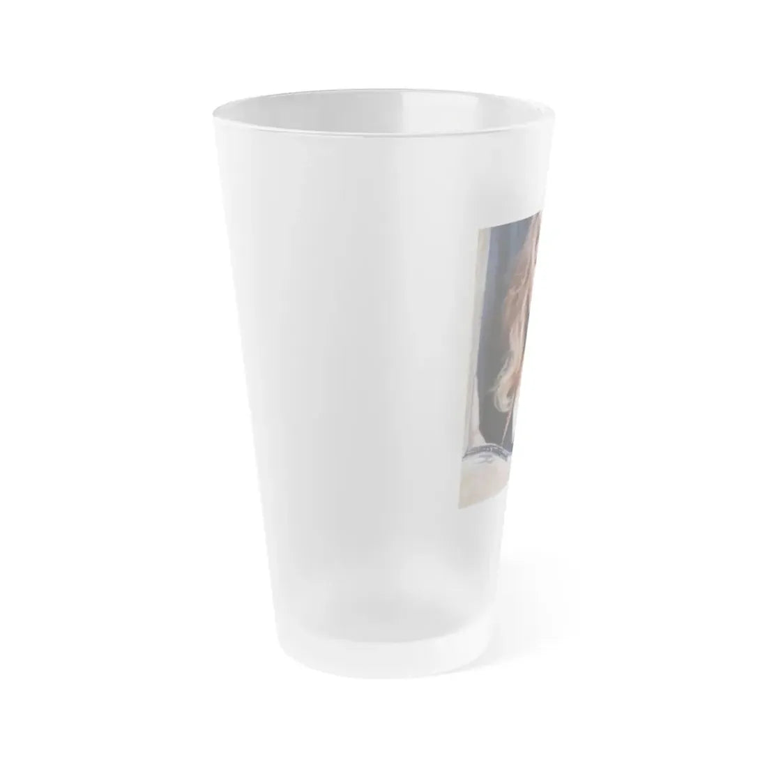 Pamela Tiffin #69 (Vintage Female Icon) Frosted Pint Glass 16oz - Go Mug Yourself