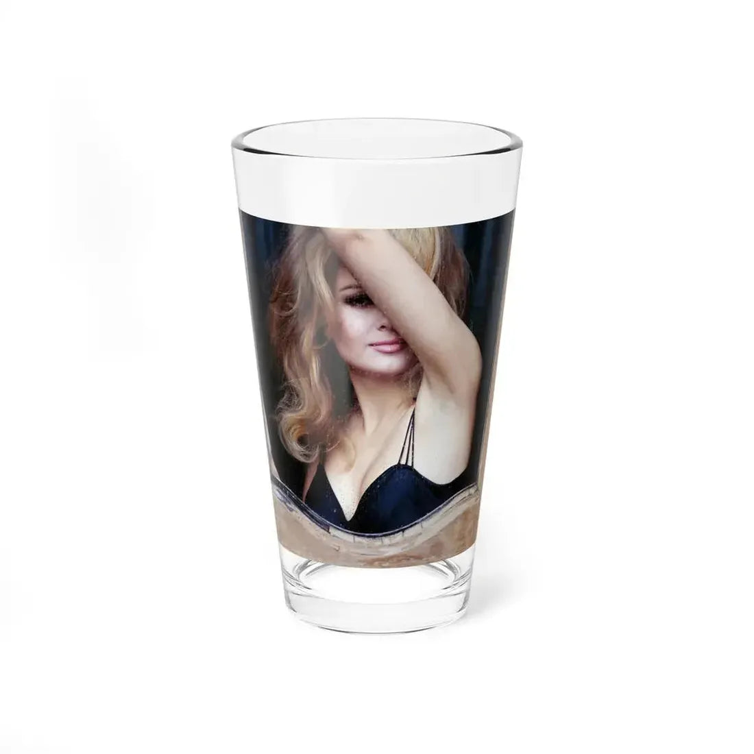 Pamela Tiffin #69 (Vintage Female Icon) Pint Glass 16oz 16oz - Go Mug Yourself
