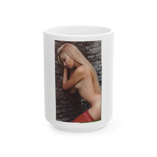 Pamela Tiffin #73 (Vintage Female Icon) White Coffee Mug 15oz - Go Mug Yourself