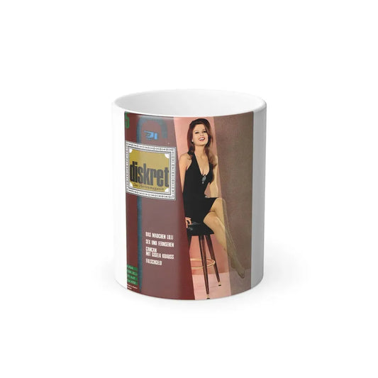 Pamela Tiffin #78 - Mag. Cover (Vintage Female Icon) Color Changing Mug 11oz 11oz - Go Mug Yourself