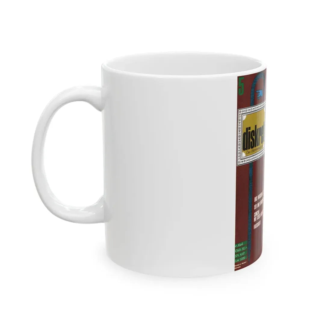 Pamela Tiffin #78 - Mag. Cover (Vintage Female Icon) White Coffee Mug - Go Mug Yourself