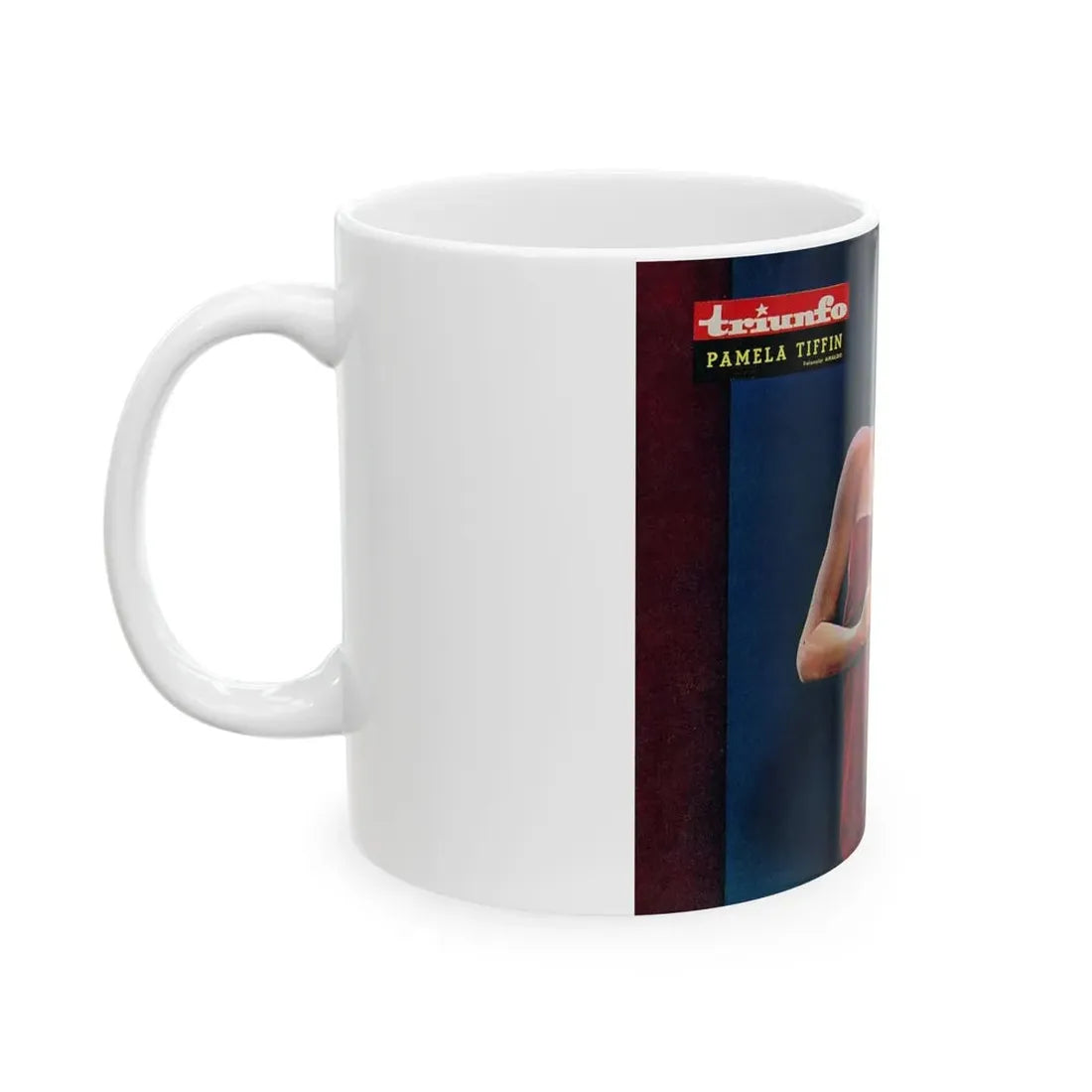 Pamela Tiffin #80 - Mag. Centerfold (Vintage Female Icon) White Coffee Mug - Go Mug Yourself