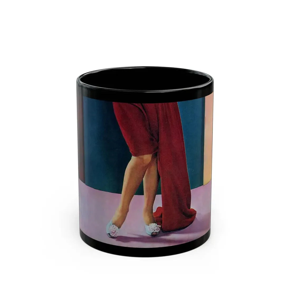 Pamela Tiffin #80 - Mag. Centerfold1 (Vintage Female Icon) Black Coffee Mug 11oz - Go Mug Yourself