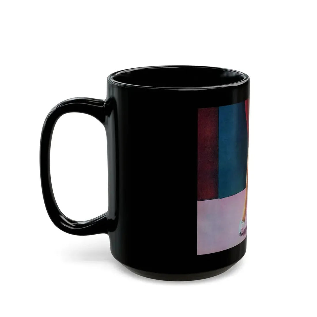 Pamela Tiffin #80 - Mag. Centerfold1 (Vintage Female Icon) Black Coffee Mug - Go Mug Yourself