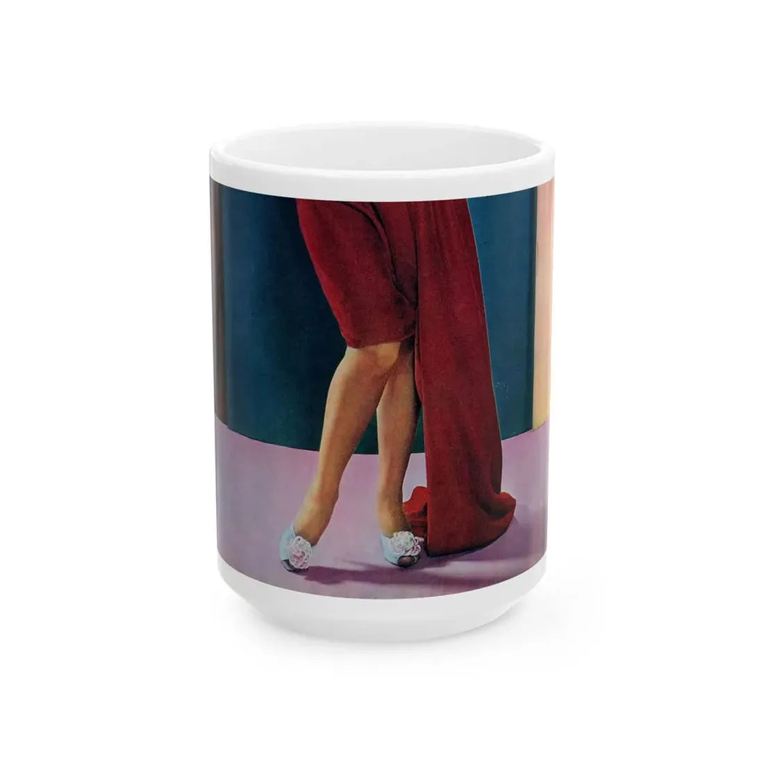 Pamela Tiffin #80 - Mag. Centerfold1 (Vintage Female Icon) White Coffee Mug 15oz - Go Mug Yourself
