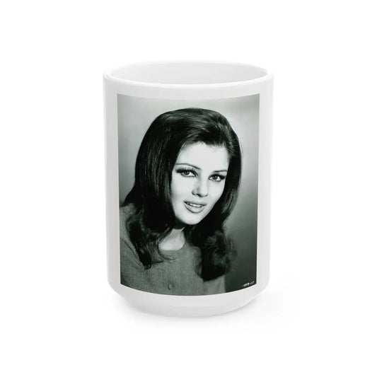 Pamela Tiffin #89 (Vintage Female Icon) White Coffee Mug 15oz - Go Mug Yourself