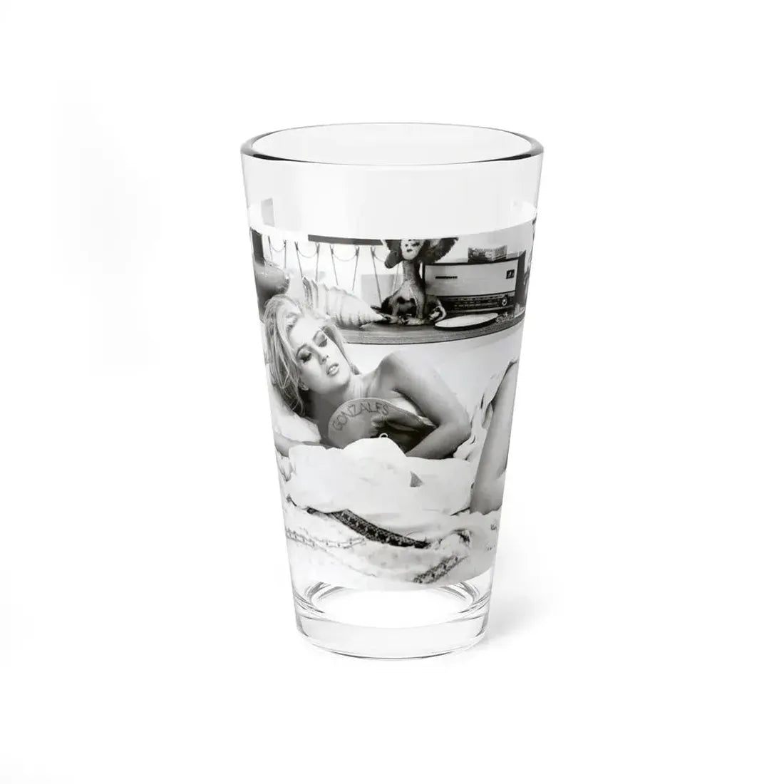 Pamela Tiffin #96 (Vintage Female Icon) Pint Glass 16oz 16oz - Go Mug Yourself