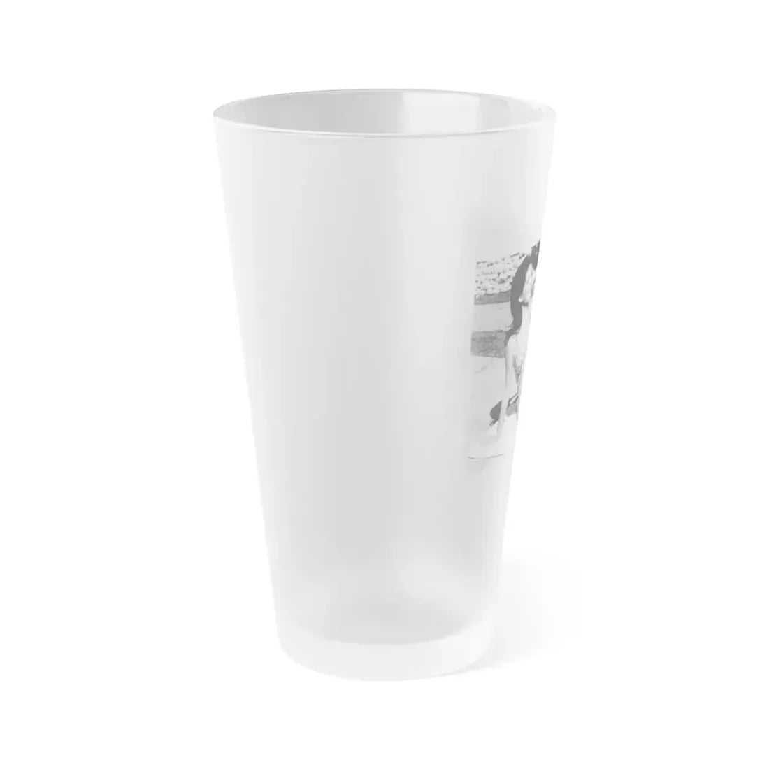 Pamela Tiffin #98 (Vintage Female Icon) Frosted Pint Glass 16oz - Go Mug Yourself