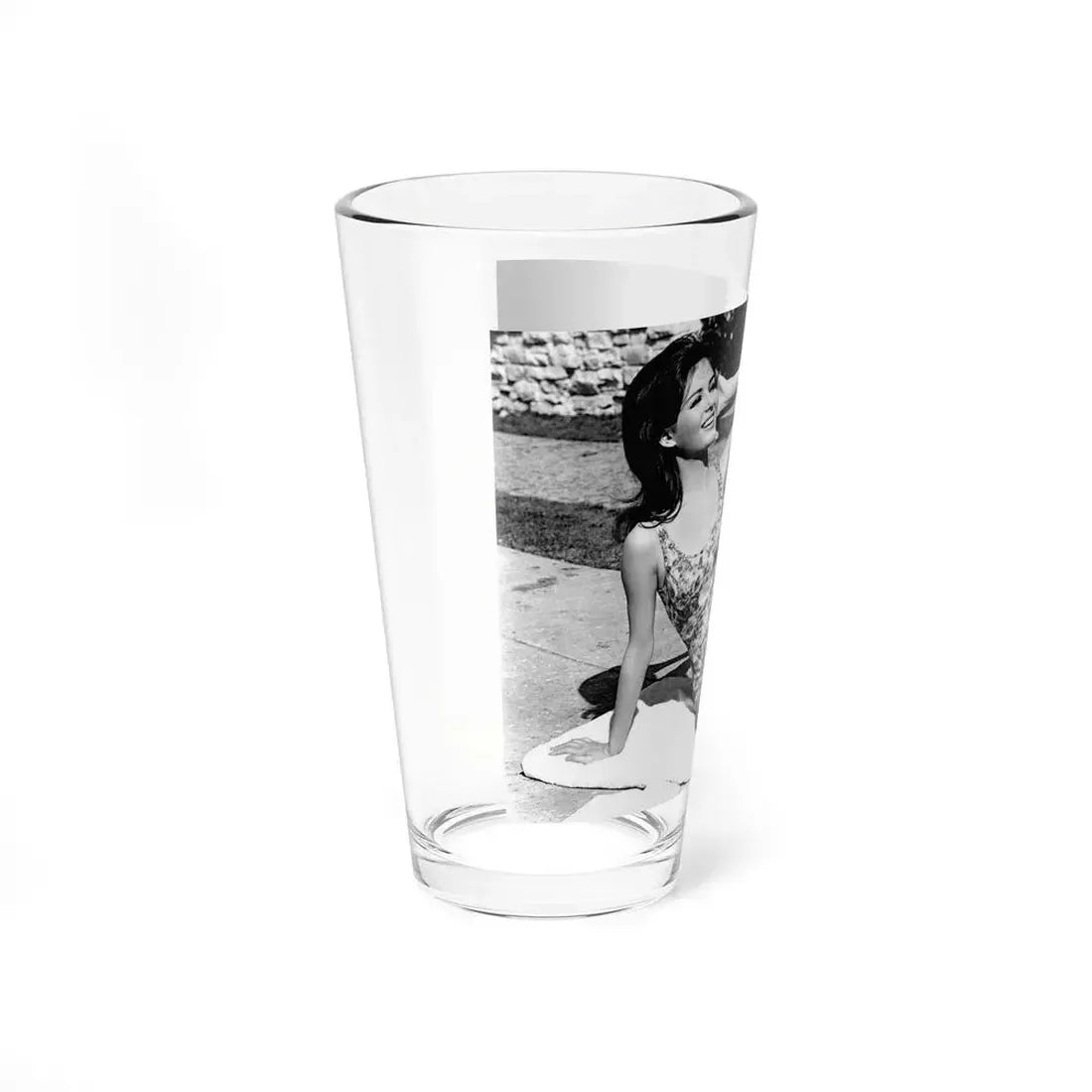 Pamela Tiffin #98 (Vintage Female Icon) Pint Glass 16oz - Go Mug Yourself