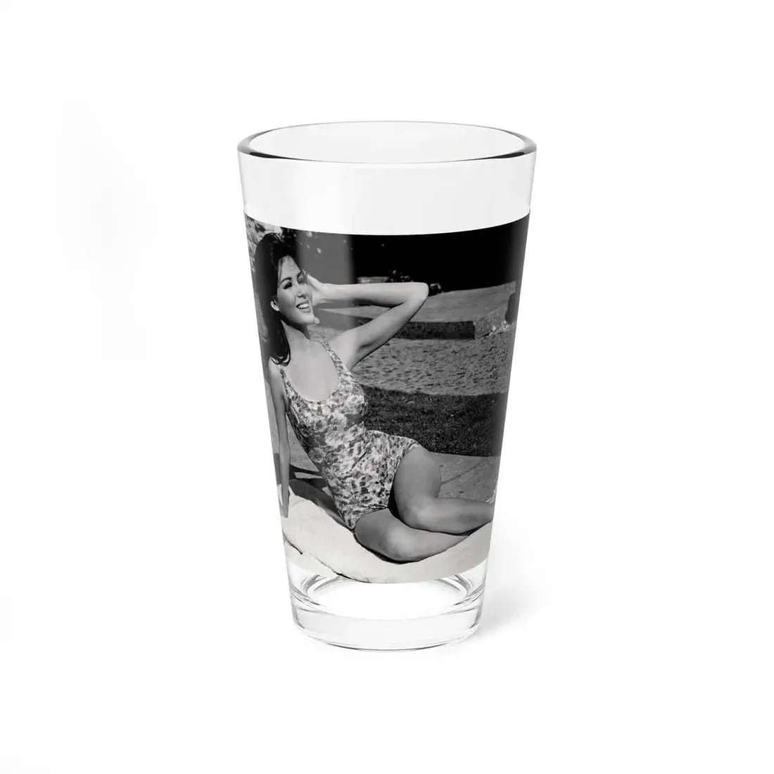 Pamela Tiffin #983 (Vintage Female Icon) Pint Glass 16oz 16oz - Go Mug Yourself