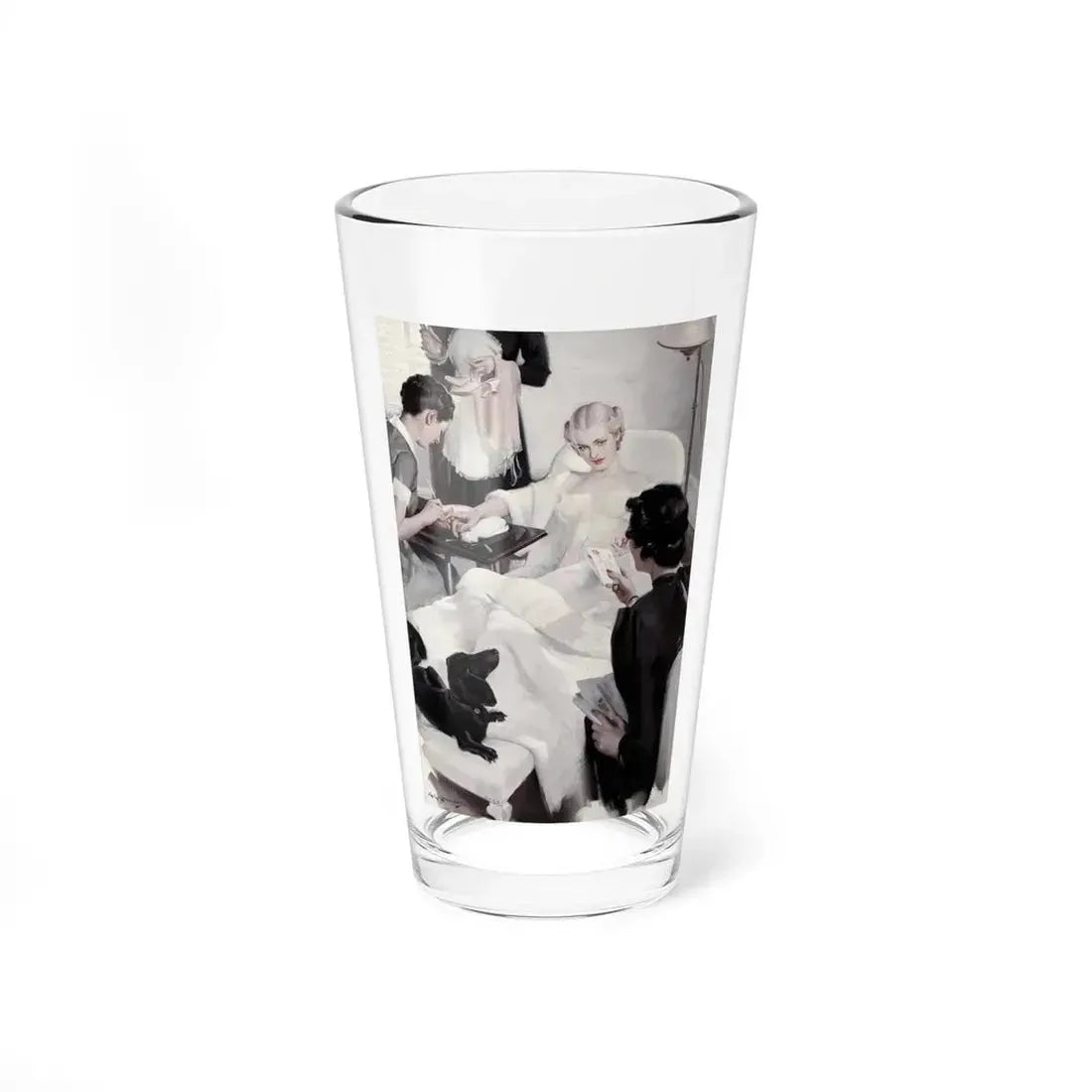 Pampered Treatment (Magazine Illustration) Pint Glass 16oz 16oz - Go Mug Yourself