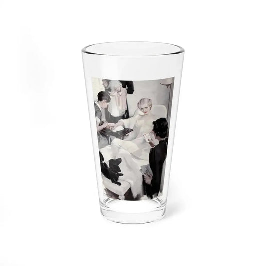 Pampered Treatment (Magazine Illustration) Pint Glass 16oz 16oz - Go Mug Yourself