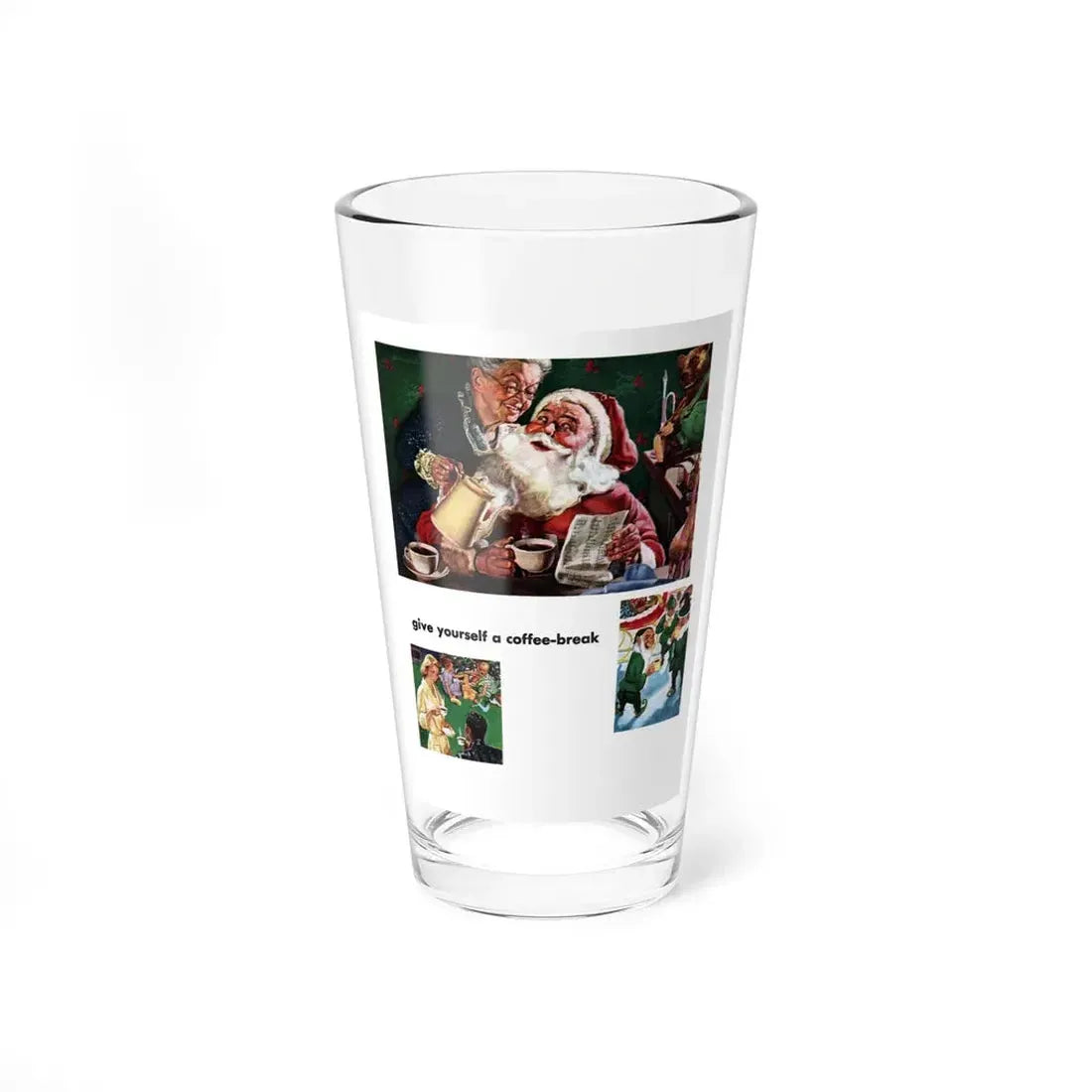 Pan-American Coffee Bureau ad, This Week Magazine, December 21, 1952 (Magazine Illustration) Pint Glass 16oz 16oz - Go Mug Yourself