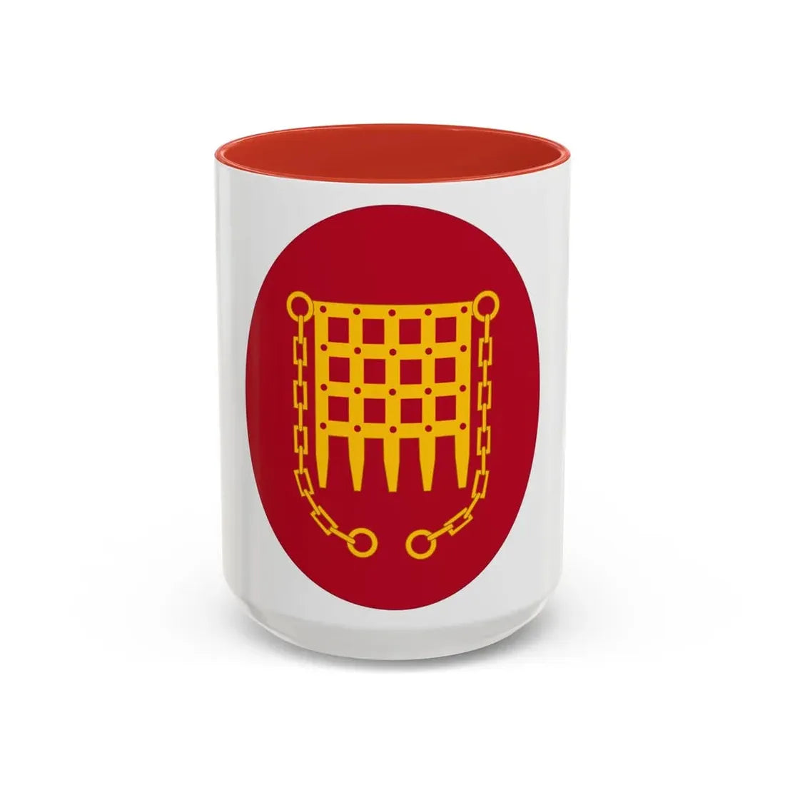 Panama Canal Division (U.S. Army) Accent Coffee Mug 15oz Red - Go Mug Yourself