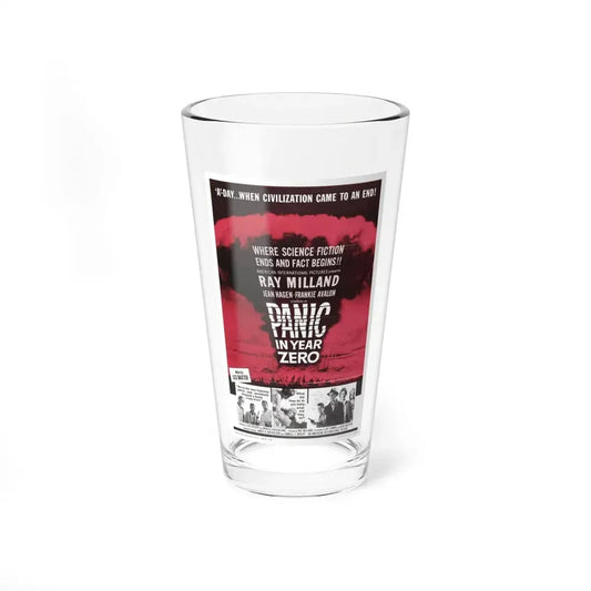 PANIC IN YEAR ZERO 1962 Movie Poster - Pint Glass 16oz 16oz - Go Mug Yourself