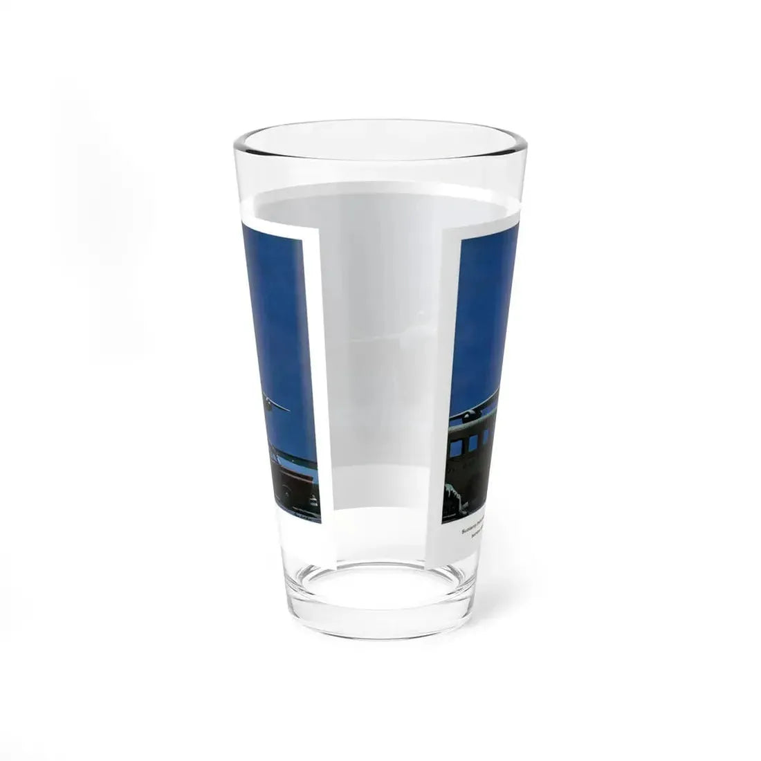 Panic on the Runway, 1958 (Magazine Illustration) Pint Glass 16oz - Go Mug Yourself
