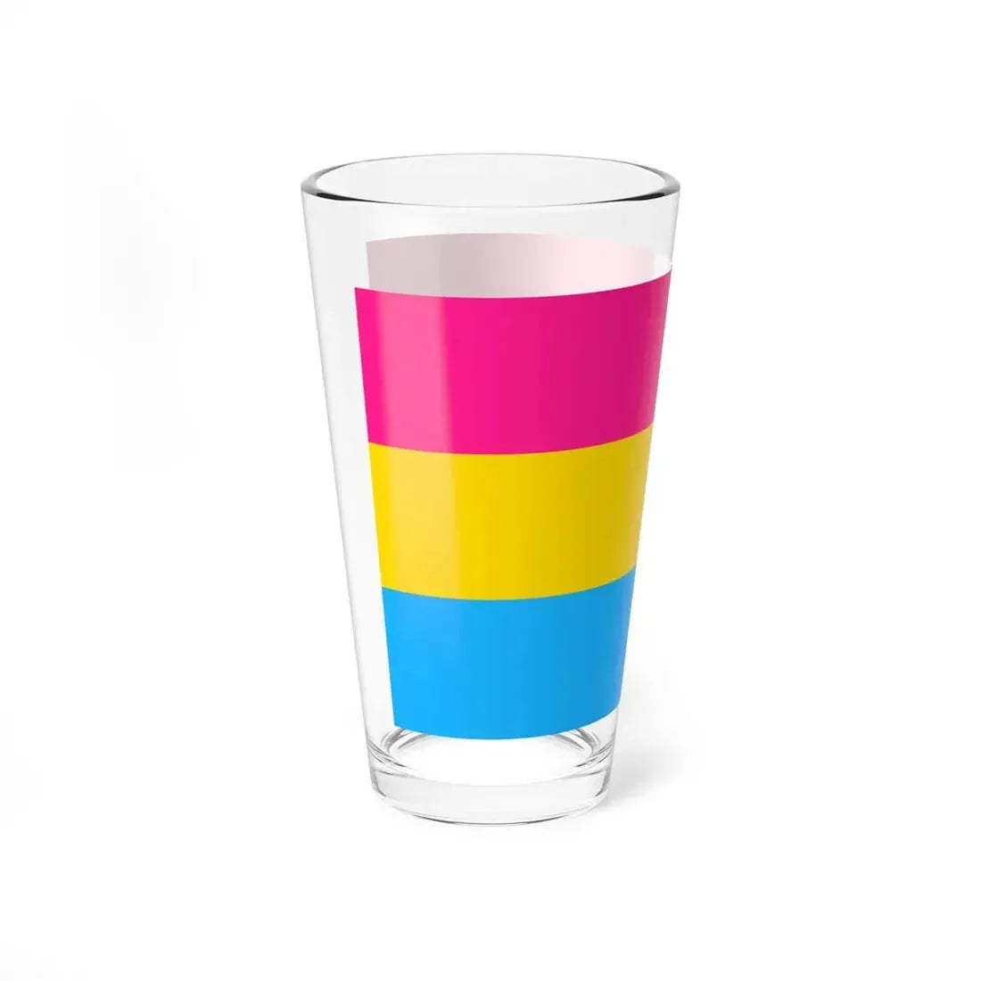 Pansexuality Pride Flag - Pint Glass 16oz - Go Mug Yourself