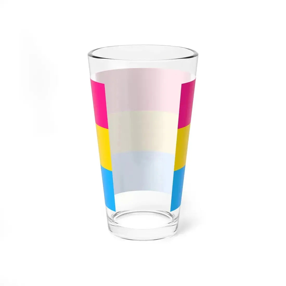 Pansexuality Pride Flag - Pint Glass 16oz - Go Mug Yourself