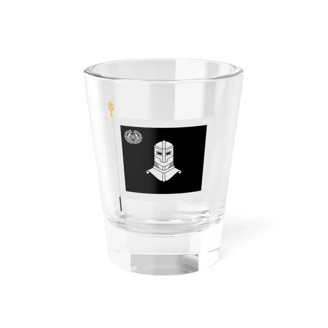 Panssariprikaatin lippu (Finland) Shot Glass 1.5oz - Go Mug Yourself