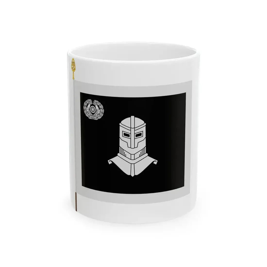 Panssariprikaatin lippu (Finland) White Coffee Mug 11oz - Go Mug Yourself