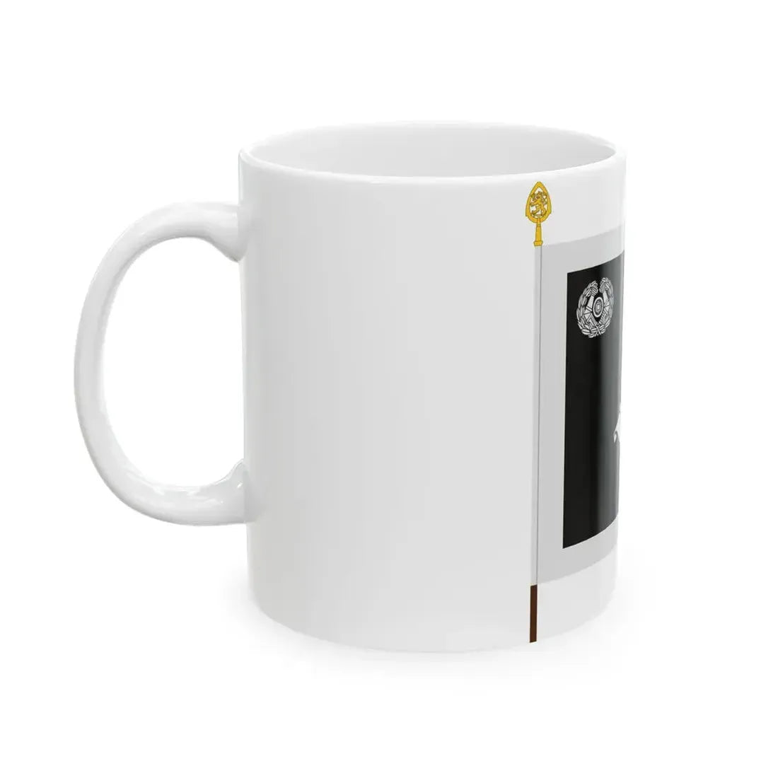 Panssariprikaatin lippu (Finland) White Coffee Mug - Go Mug Yourself
