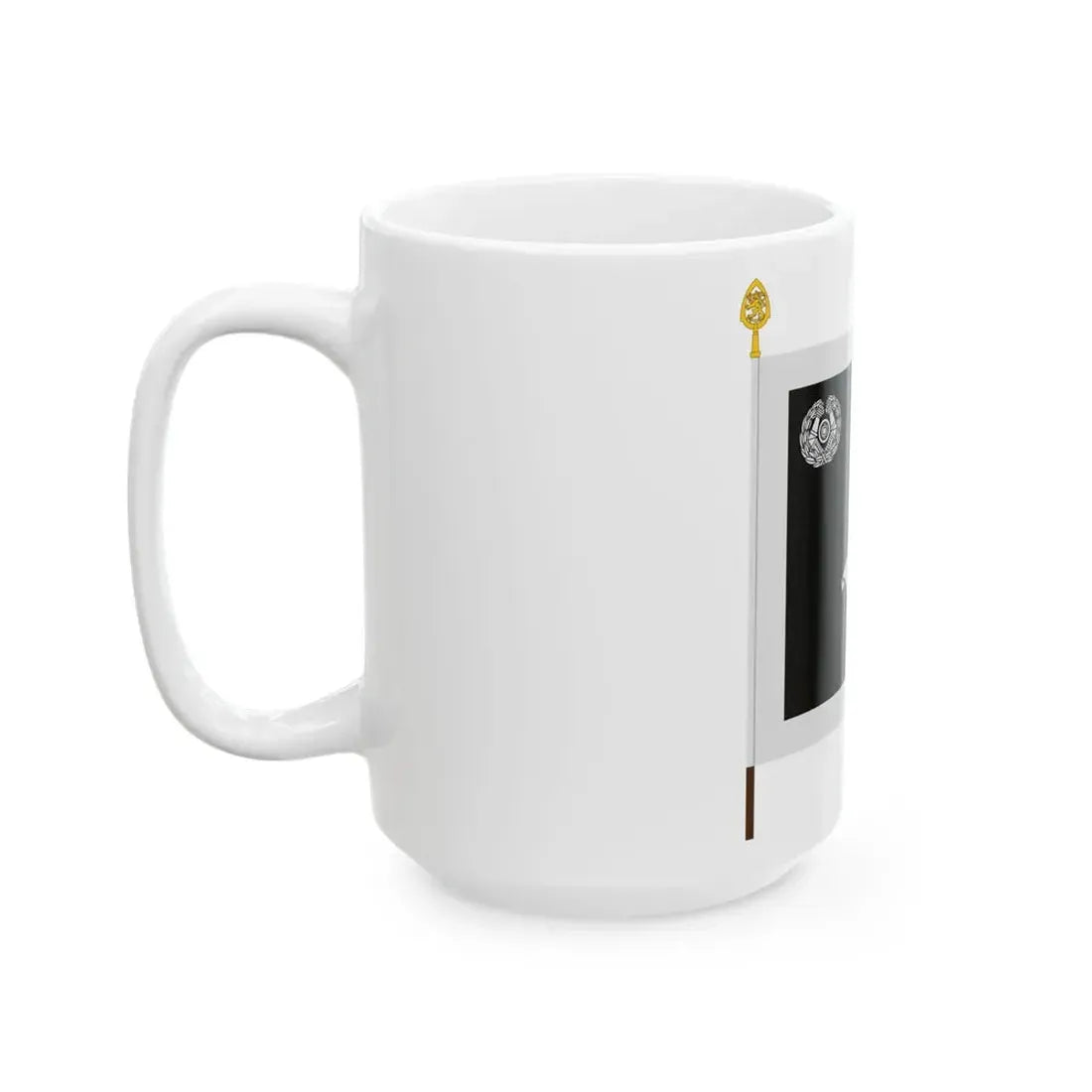 Panssariprikaatin lippu (Finland) White Coffee Mug - Go Mug Yourself