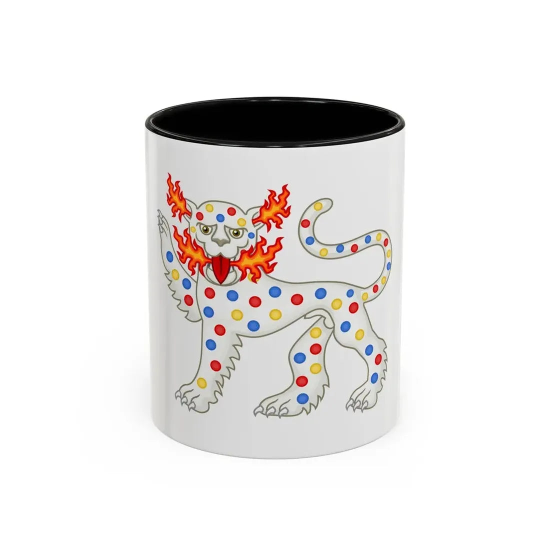 Panther Badge of Henry VI - Accent Coffee Mug 11oz Black - Go Mug Yourself