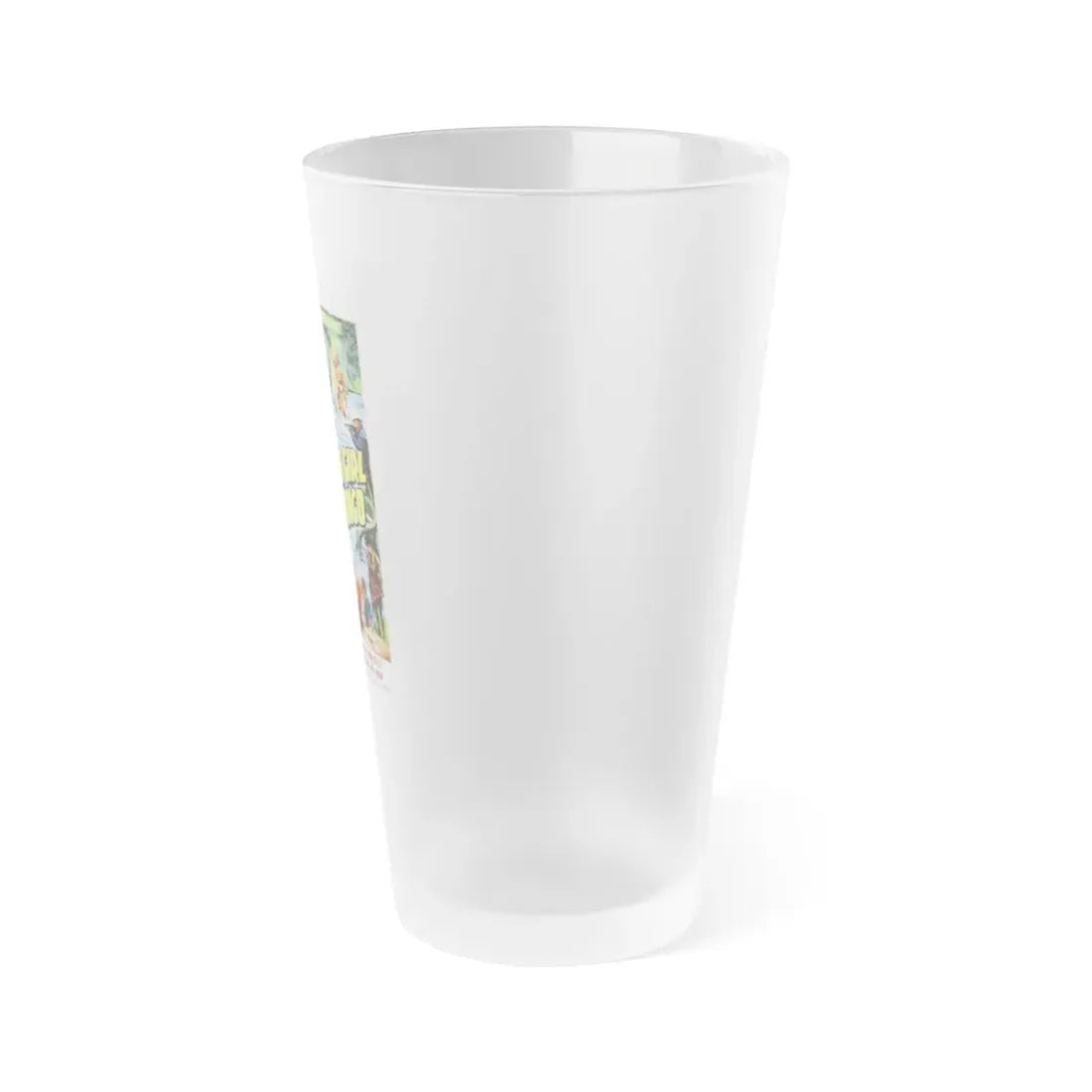 PANTHER GIRL OF THE KONGO 1955 Movie Poster - Frosted Pint Glass 16oz - Go Mug Yourself