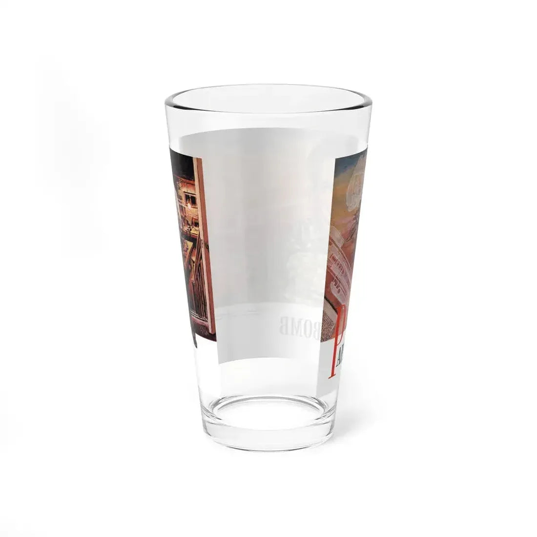Papa and the Bomb, Redbook, September 1954 (Magazine Illustration) Pint Glass 16oz - Go Mug Yourself