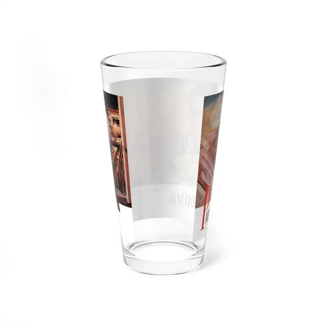 Papa and the Bomb, Redbook, September 1954 (Magazine Illustration) Pint Glass 16oz - Go Mug Yourself