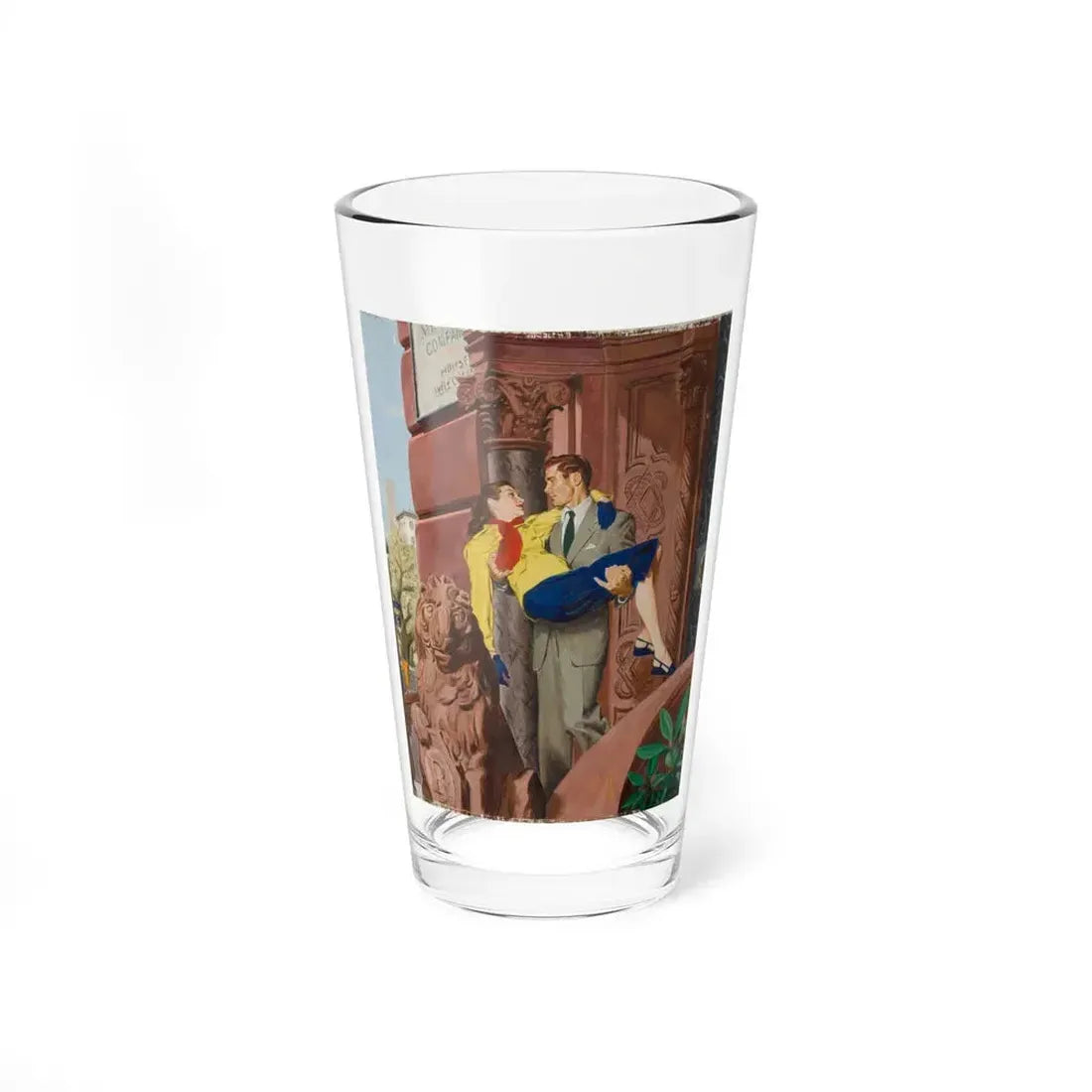 Paperback cover (1) - Pint Glass 16oz 16oz - Go Mug Yourself