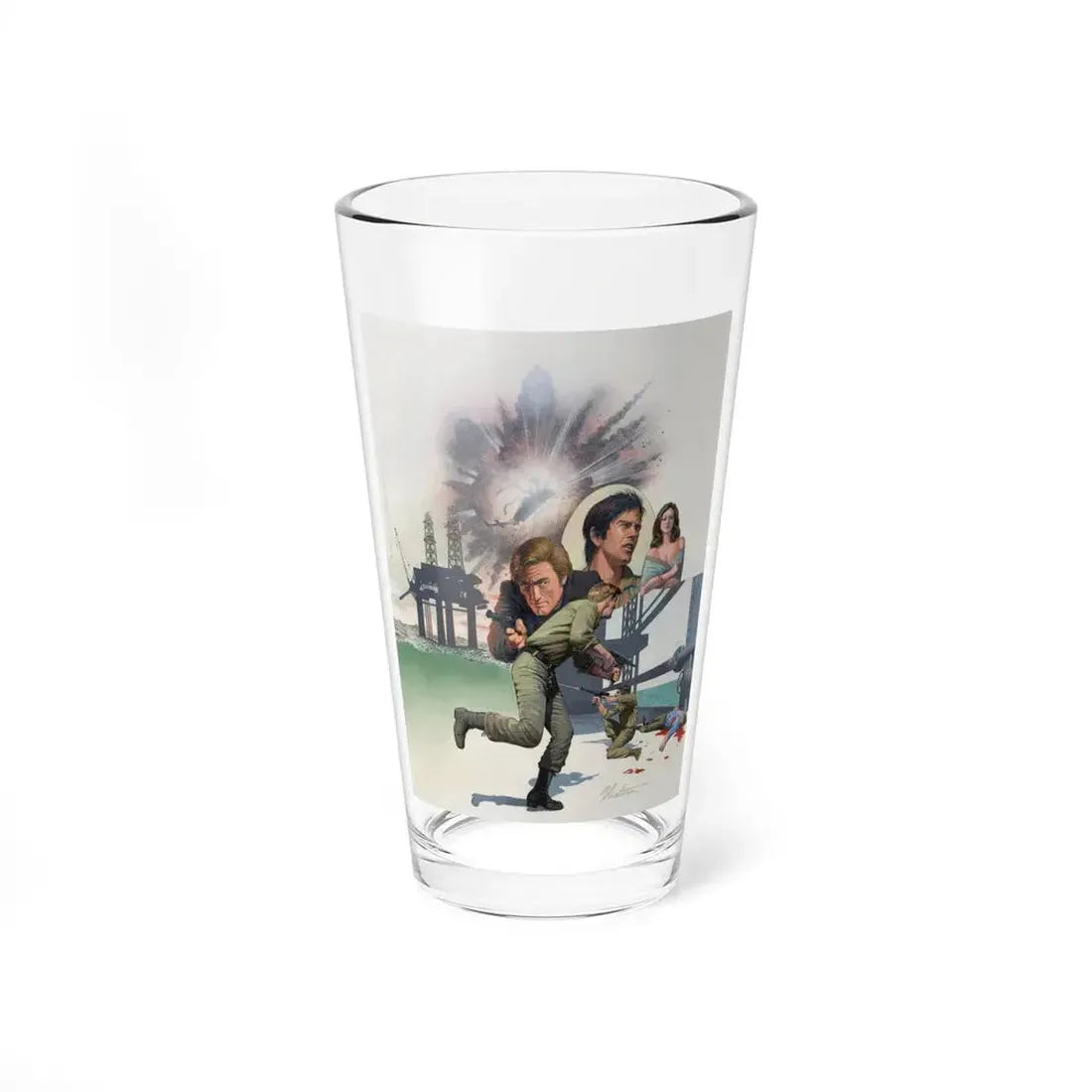 Paperback cover (5) - Pint Glass 16oz 16oz - Go Mug Yourself