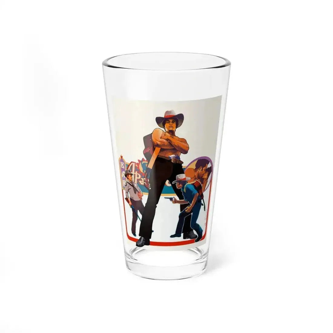 Paperback Cover Illustration_1 - Pint Glass 16oz 16oz - Go Mug Yourself