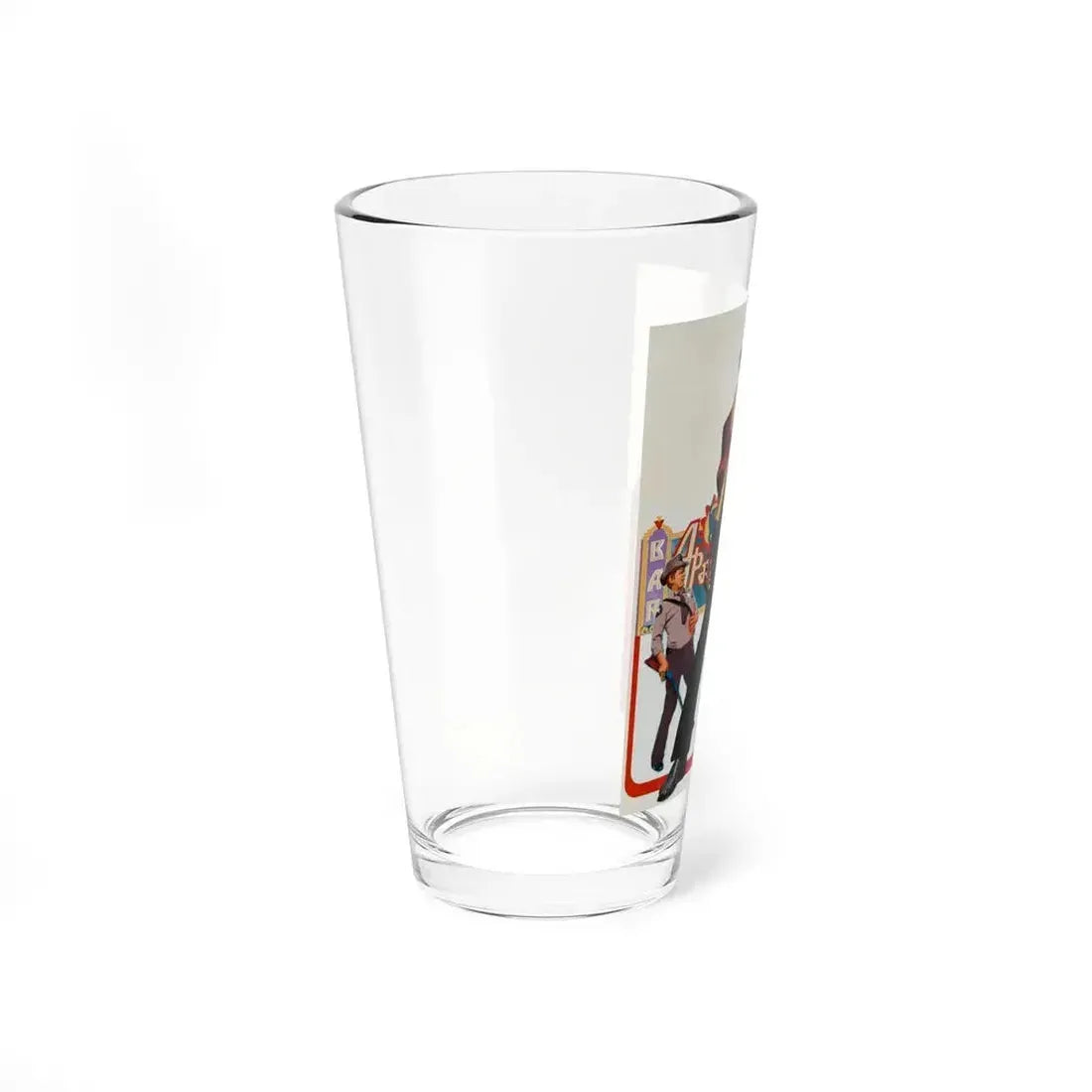 Paperback Cover Illustration_1 - Pint Glass 16oz - Go Mug Yourself